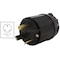Ac Works Straight Blade Plug, TT-30P, 30 A, 125V AC, 2 Pole, Screw Terminals, Grounded ASTT30P-S - alternate 2